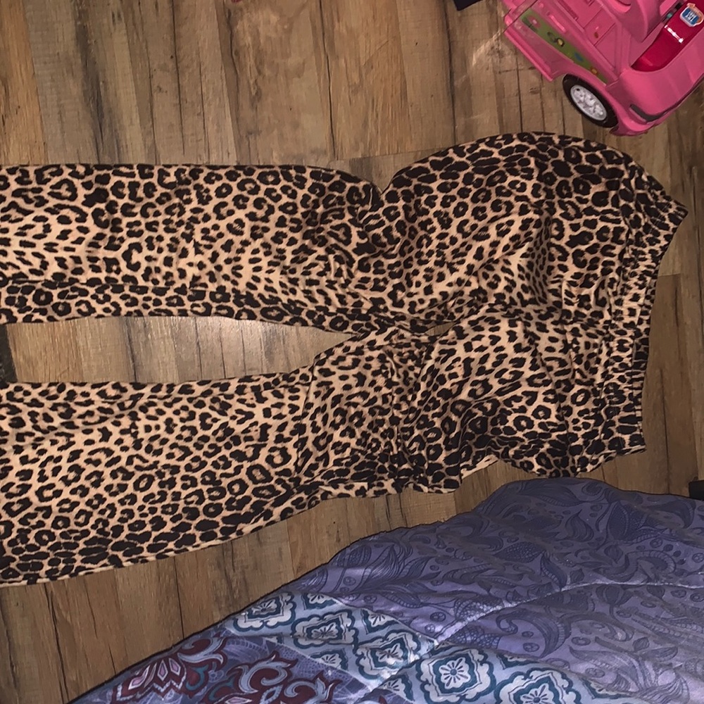 Leopard print pants